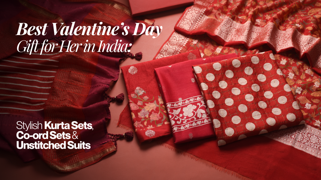 Best Valentine’s Day Gift for Her in India: Stylish Kurta Sets, Co-ord Sets & Unstitched Suits