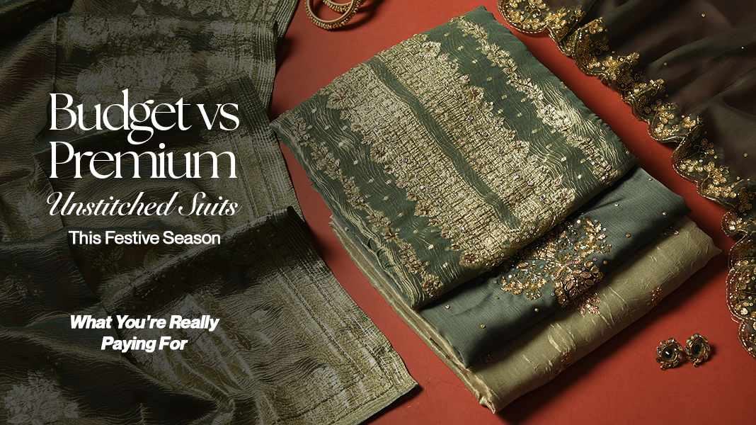 Budget vs Premium Unstitched Suits for Festive Season