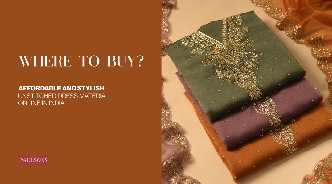 Unstitched Dress Material Online in India