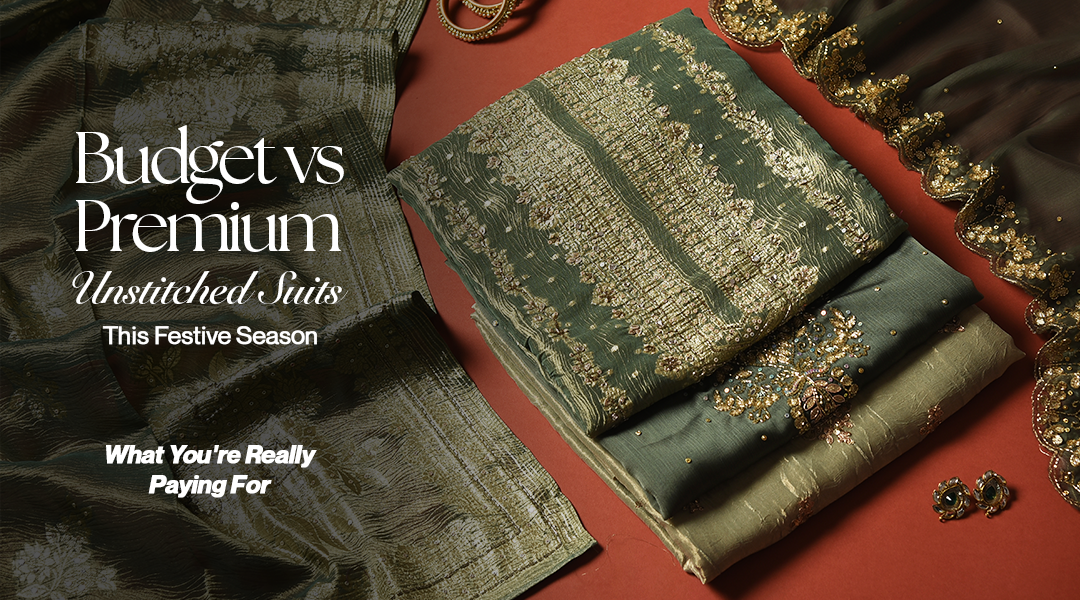 Budget vs Premium Unstitched Suits for Festive Season