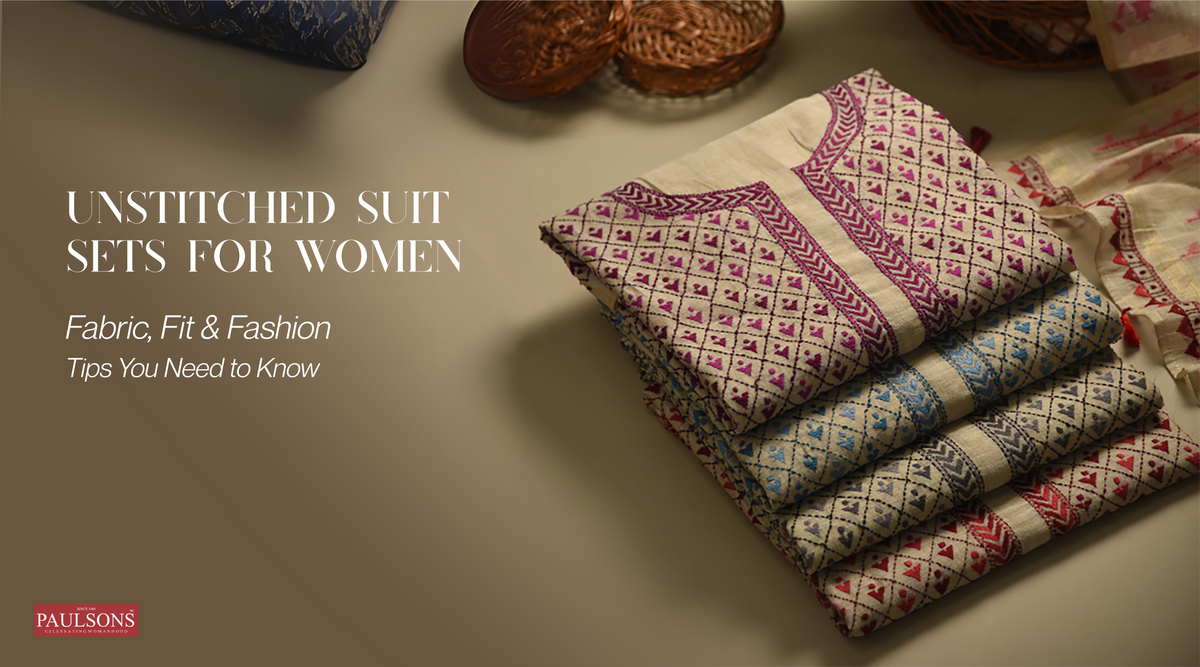 Unstitched Suit Sets for Women: Best Fabrics, Fit & Fashion Tips 2025 ...