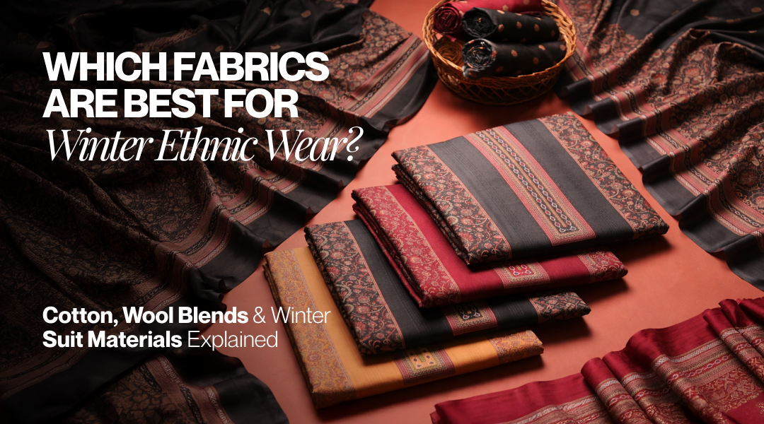Which Fabrics Are Best for Winter Ethnic Wear? Cotton, Wool Blends & Winter Suit Materials Explained